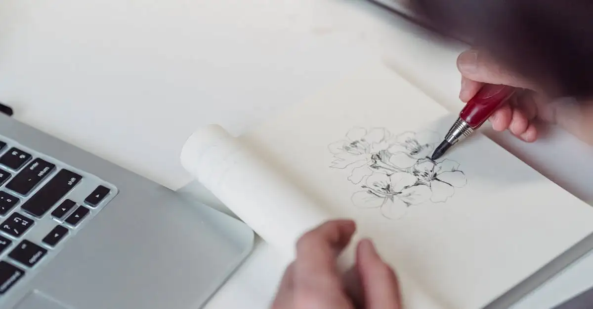 Ontdek de schoonheid van een pentekening: techniek en kunst