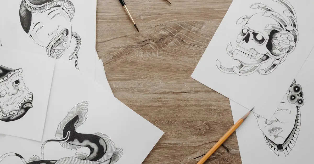 Beste tekenpennen voor illustraties en schetsen.